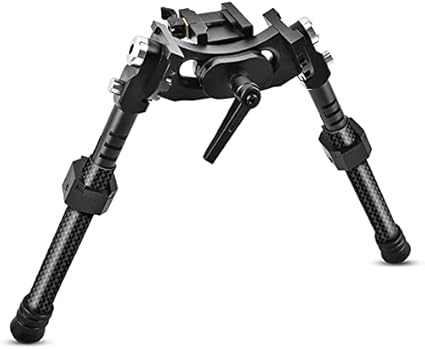 V10 Carbon Fiber Tactical Bipod, QD Spring Return Bipod with 20mm Picatinny Weaver Rail Mount for Long Range Shooting, Black V10 Carbon Fiber Tactical Bipod, QD Spring Return Bipod with 20mm Picatinny Weaver Rail Mount for Long Range Shooting, Black