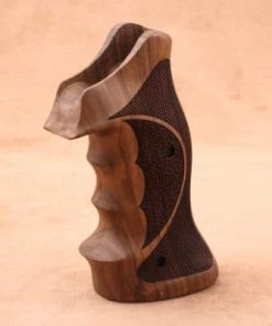 KSD Brand Smith Wesson K/L/X – Frame Round Butt Compatible Walnut Grips 2
