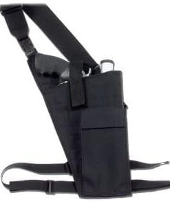 Elite Survival Systems Hunting Shoulder Scoped Holster, Right Hand, Plain, Black, HMS-RH