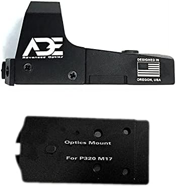 Ade Advanced Optics RD3-006 Green Dot Sight + Optic Mounting Plate for Sig Sauer P320 M17 / M18 Pistol Ade Advanced Optics RD3-006 Green Dot Sight + Optic Mounting Plate for Sig Sauer P320 M17 / M18 Pistol