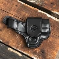 Bond Arms Bad Driving Holster Cross Draw 4.25″” RH Black Smooth Lined 2