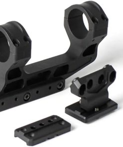 Tactical LPVO Cantilever Scope Mount 1.93″, 30mm Tube, Fast Double Ring Riflescope Mount with 35 Degree Offset Rail Mount Plate Base for RMR T1 T2 Red Dot Sight