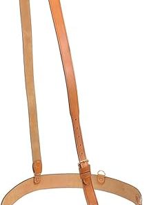 WW1 Sam Browne Belt with Shoulder Strap Brown Leather will fit 51″ – 55″