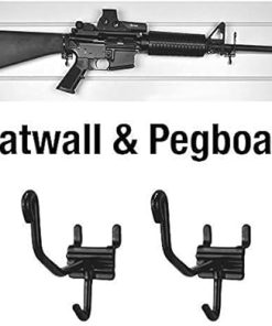 Gun Storage Solutions Slatwall Horizontal Display Cradles and Sniper Pistol Hooks – 10 Pack of Each 2