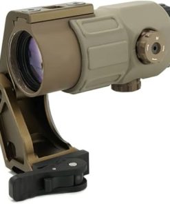 G45 5X Magnifier with 2.26 FTC Mount Combo，Quick Release and Flip-to-Center (FTC) Mechanism，CNC 7065 Alumnium，Black/FDE/TAC (TAN Combo)