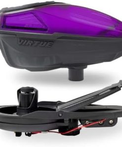 VIRTUE Spire V – Spire 5 – Paintball Loader – Paintball Hopper – 230 Round Capacity – CrownSF III Speed Feed & Rain Lid – Dust Crystal Limited Edition