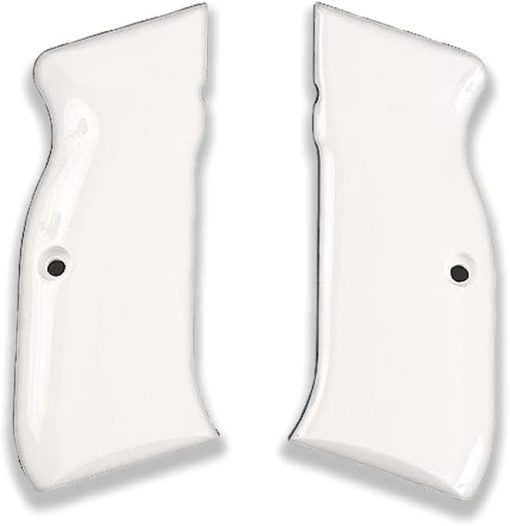 KSD Brand SAR P8L (Sarsılmaz Kılınç 2000 Light) Compatible White Acrylic Grips
