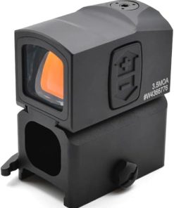 P-1 3.5 MOA Holographic Red Dot Reflex Sight with QD Quick Release/Detach Heighten Riser Mount Combo，1.93” Optical Centerline Height，Enclosed Red Dot System Scope，for Standard 20mm Pic Rail Mounting 2