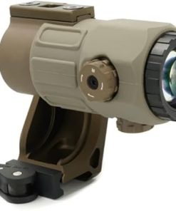 G45 5X Magnifier with 2.26 FTC Mount Combo，Quick Release and Flip-to-Center (FTC) Mechanism，CNC 7065 Alumnium，Black/FDE/TAC (TAN Combo) 2