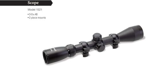 Beeman 3-9 x 40 Scope w/2 Piece mounts - Image 2