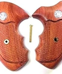 BMPL Hardwood J Frame Round Butt Handgun Grips Compatible Replacement Revolvers Handcraft M60 Bodyguard Handmade Thailand Imported #JR0187