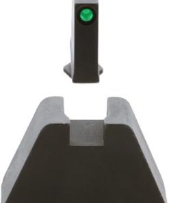 AMERIGLO Optic Compatible Sight Set for Glock – 5XL Tall Green Tritium Black Outline .407″ Front, Flat Black .507″ Rear 2