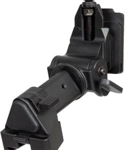 Helmet Mount for PVS 15/18 NVG Bracket, Aluminum, Rotating Knob Vertical Adjustment, Stowable Dovetail Slot Connector for Night Vision Goggles, No Field of View Blockage, Black