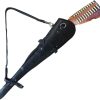 Western Hardwax Leather Shotgun Case Gun Cover 33 Inch Leather Rifle Scabbard with Adjustable Shoulder Strap (Vintage Black)