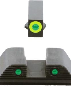 AMERIGLO Trooper Series – Three-Dot Green Tritium Design Set Front Outline LumiGreen 42,43,43X,48 2