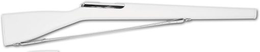 Elite 3 36" Color Guard Rifle (Silver Bolt/White Leather Strap) by Director's Showcase (DSI) - Image 2