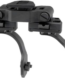 PVS-14 NVG Bridge Dual Mount, Versatile Night Vision Helmet Mounting System, Adjustable Dovetail Versatile Night Vision Goggles Adapter, for Single Monocular & Dual Binocular PVS-14, Black