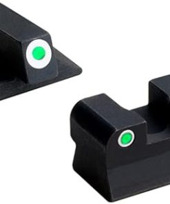 Beretta Vertec Tritium Night Sight Kit for M9A3 Gun – Front & Rear Sights, Black Finish