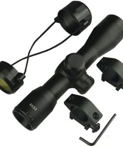 Compact 4×32 Aiming Scope with Dovetail Ring Mounts Fits Henry .22 US Survival Rifle 2