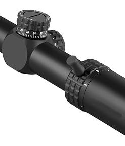 BESTSIGHT 1-5X24 Rifle Scope Milling Reticle Fully Multi-Coated Lens,Wind and Elevation Adjust (Variable Power,sfp,)