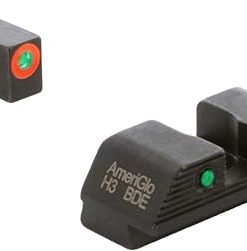 AMERIGLO Trooper Series – Three-Dot Green Tritium Design Walther Set Front Outline Orange Fits PDP Models