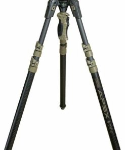 Primos Hunting Trigger Stick Apex Carbon Fiber Tripod Shooting Stick with MagnaSwitch, Lightweight and Adjustable Hunting Shooting Support with 360° Panning in Coyote Tan