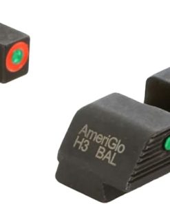 Nimrod’s Wares AmeriGlo Night Sights Set Compatible with Glock Gen 1-4 20 21 29 30 31 32 36 GL-817 Bundle with Microfiber Cloth 2