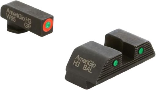 Nimrod's Wares AmeriGlo Night Sights Set Compatible with Glock Gen 1-4 20 21 29 30 31 32 36 GL-817 Bundle with Microfiber Cloth - Image 2