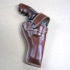 Azula Custom Leather Strong Side Outdoor Gun Belt Holster for Colt Anaconda 4.25″ Revolver Brown Right Hand
