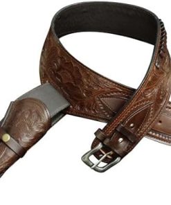 Showman 22 Caliber Tooled Leather Western Gun Holster & Belt