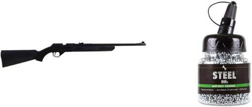 Daisy Powerline Model 35 Multi-Pump Pneumatic BB/Pellet Gun Bundle with 2,500ct 5.1 Grain 177 Cal Zinc-Plated Steel BBS