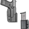 Glock 19 Signature OWB (Right Hand) Holster + Signature Single OWB Magazine Carrier with Tek-Lok Belt Attachment – by Blade-Tech Holsters