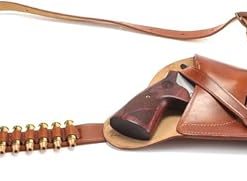 Brown Leather Shoulder Holster with Shell Loops Fits Smith & Wesson Model 629 Model 29 N Frame 44 Magnum 8 3/8 Barrel 2