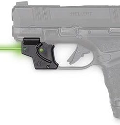 Viridian E Series Green Laser Sight for Springfield Hellcat, Gun Sight with Ambidextrous On and Off Switch, Black
