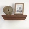 Timbervaults Concealment Furniture – Ace Small Tactical Floating Shelf with Trap Door | Compact Secret Storage with RFID Lock | Handmade Perfect for Home and Kitchen (Brown)