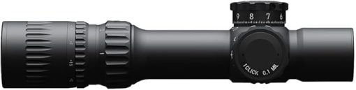 March F Tactical Shorty 1-10x24mm 0.1MIL Illuminated Riflescope, Dual Focal Plane, DR-1 Reticle, Compact Design, Argon Gas Filled (D10SV24FDIML-P-DR-1) - Image 2