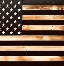 Large Concealment Flag (Black Burnt Slide up Biometric LOCK) 2