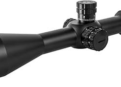 Optics Genesis 6-24×50 FFP MIL, Illuminated 1/10 MIL Reticle, Zero Stop and Parallax with 30mm Picatinny Rings 2