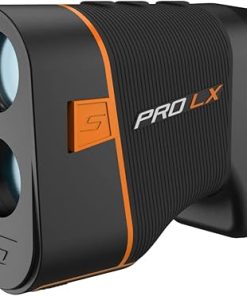 Shot Scope PRO LX Laser Rangefinder – Target-Lock Vibration – Rapid-Fire Detection – Adaptive Slope Technology – Red and Black Dual Optics – Accurate to 1 Yard