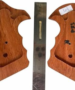BMPL Hardwood Grips Compatible Replacement for Rossi, Small Frame Square Butt Revolver Grips Checkered Handmade Handcraft Handgun #R004 2