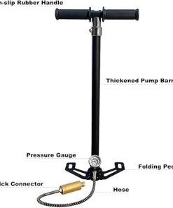 Acecare High Pressure PCP Hand Pump 4500psi 4 Stage PCP Air Pump Big Oil Water Separator for PCP Airgun Rifle 2
