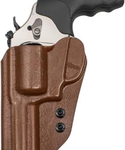 Tulster RATH IWB Kydex Revolver Holster fits: Smith & Wesson Model 60 3″ J-Frame .357 Magnum | Ambidextrous Inside The Waistband Appendix Concealed Carry 2