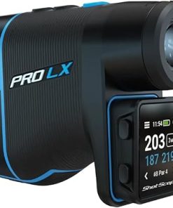 2023 Shot Scope PRO LX+ Laser Rangefinder Featuring GPS Distances and Performance Tracking with a Built-in Cart Magnet