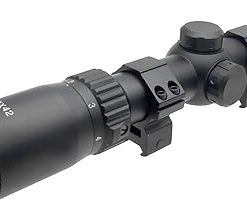 Long Eye Relief Scout Scope 2-7X42 w/Weaver Scope Rings 30mm Tube Diameter Fits Mosin 1891/30 M39 M44 2