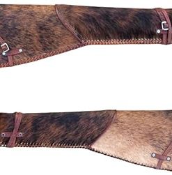 Genuine Mexican Leather Cowhide Rifle Scabbard – Cavalry Rifle Scabbard for Horses 2