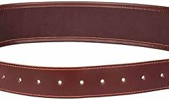 TOURBON PU Leather 410 Shell Holder with 2 Ammo Carrier Pouch, Hunting Shooting Rifle Bandolier Cartridge Belt for 308, 30-30, 30-06, 270, 300 2