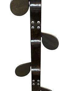 Magnum Target 6ft Tall AR500 Portable Steel Shooting Target – Reactive Dueling Tree No Weld Stand w/ 5″ Rounds