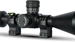 Monstrum Challenger 5-25×56 FFP Rifle Scope | Featuring ED Glass, Adjustable Objective, Precision Turrets with Zero Stop, Daylight Bright Reticle, and Anti-Cant Scope Rings