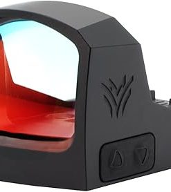 Sirius Micro Reflex Red Dot Sight, Multi-Reticle 3 MOA Dot 33 MOA Circle, Shake Awake, Parallax-Free Waterproof Shockproof, for RMR Footprint