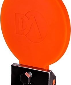 DA Targets 6” Self-Healing Knockdown Targets for Shooting – Bright Fluorescent Orange – Safe Ricochet-Free Design – for Pistol, Handgun – Indoor, Outdoor Use – Perfect for Gun Range Practice